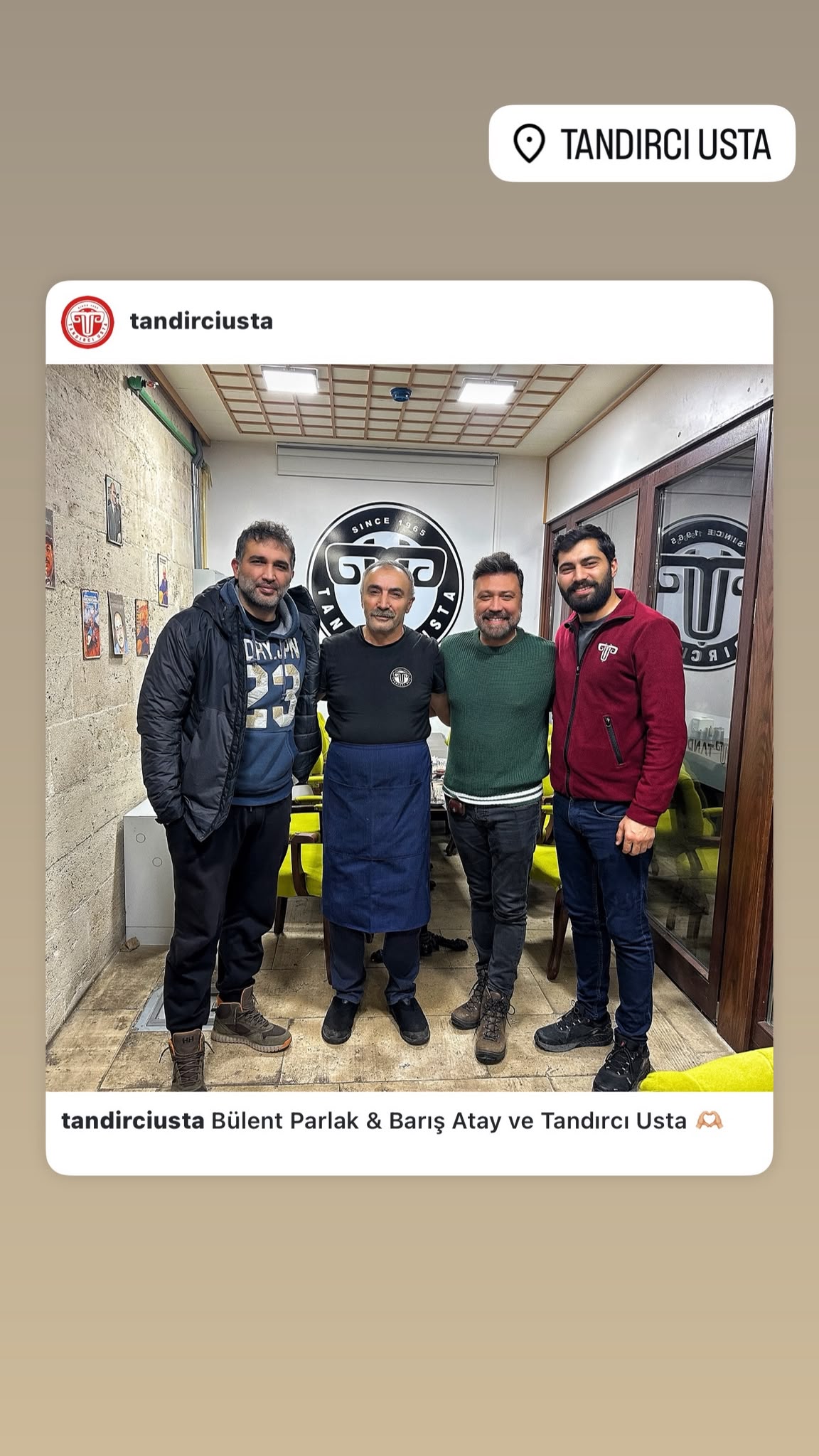 Tandırcı Usta'da ağırlanan konuklar